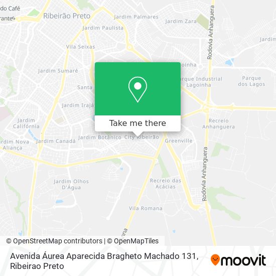 Mapa Avenida Áurea Aparecida Bragheto Machado 131