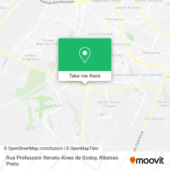 Rua Professsor Renato Alves de Godoy map