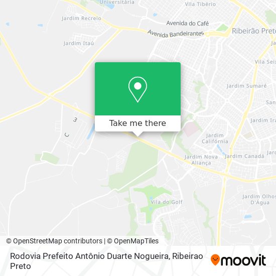 Rodovia Prefeito Antônio Duarte Nogueira map