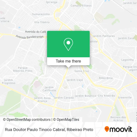 Rua Doutor Paulo Tinoco Cabral map