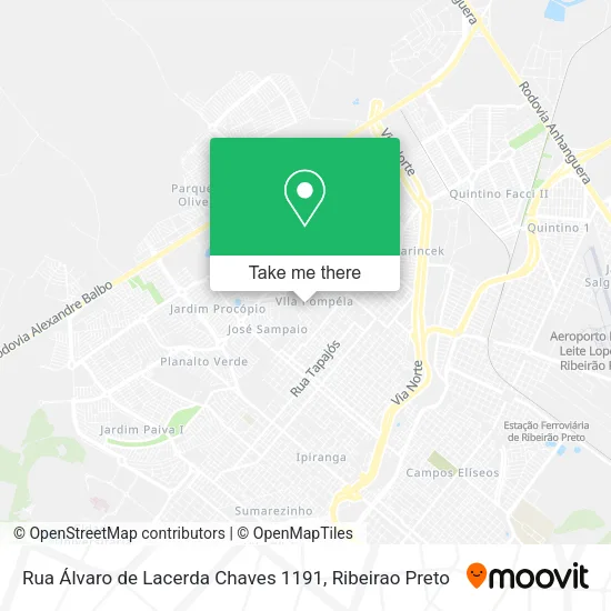 Rua Álvaro de Lacerda Chaves 1191 map