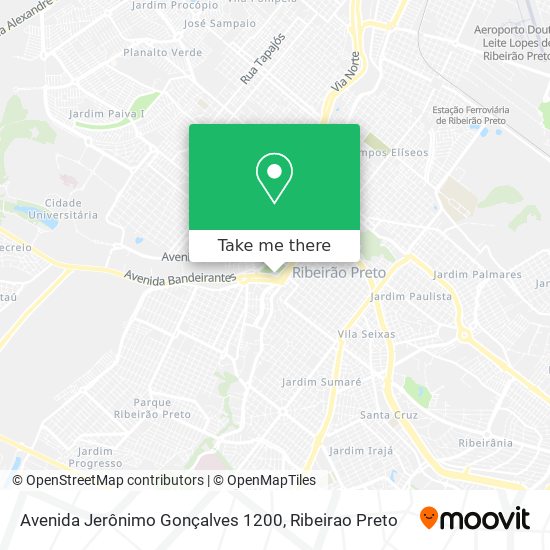 Avenida Jerônimo Gonçalves 1200 map