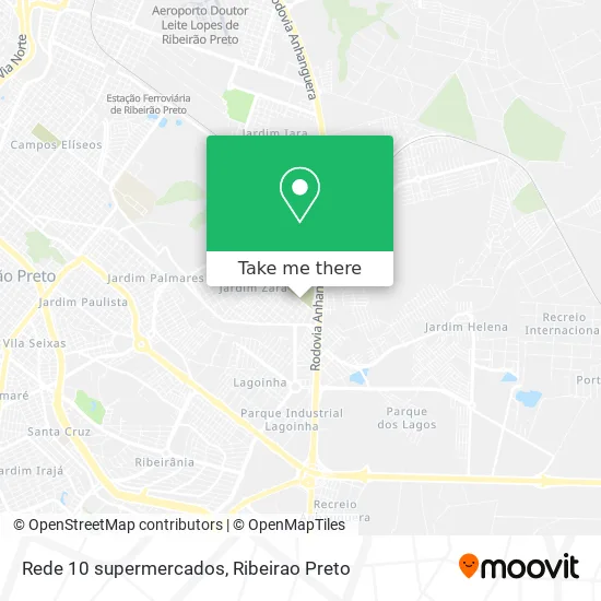 Rede 10 supermercados map