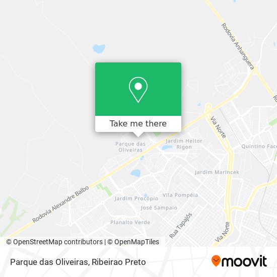 Parque das Oliveiras map