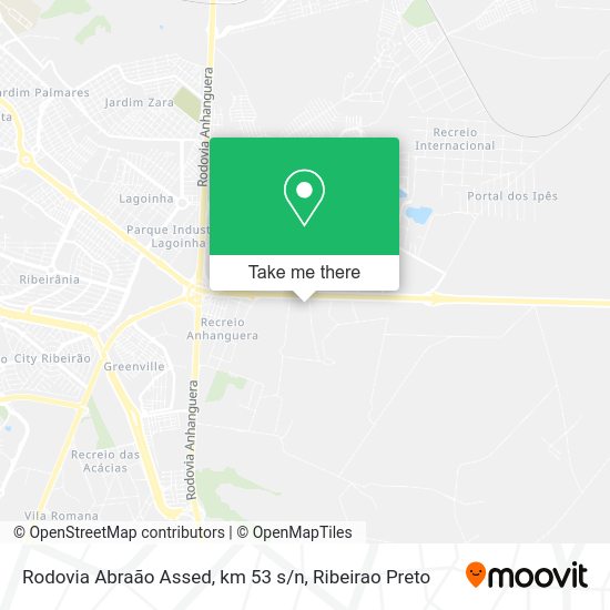 Rodovia Abraão Assed, km 53 s / n map