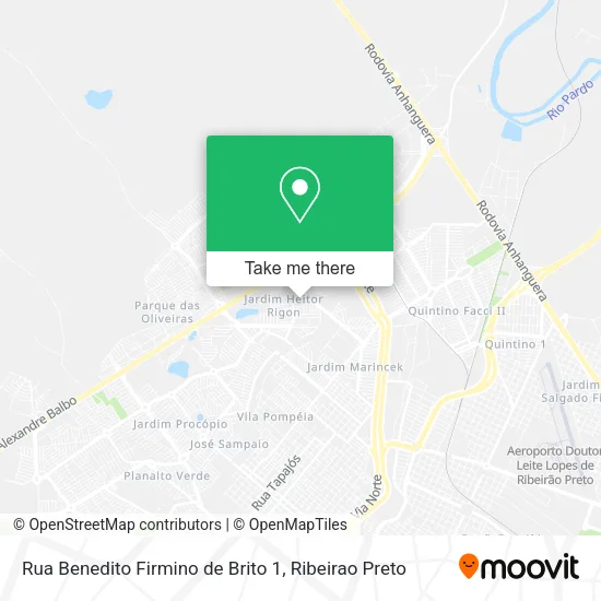 Rua Benedito Firmino de Brito 1 map