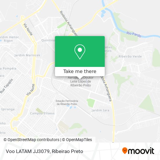 Voo LATAM JJ3079 map