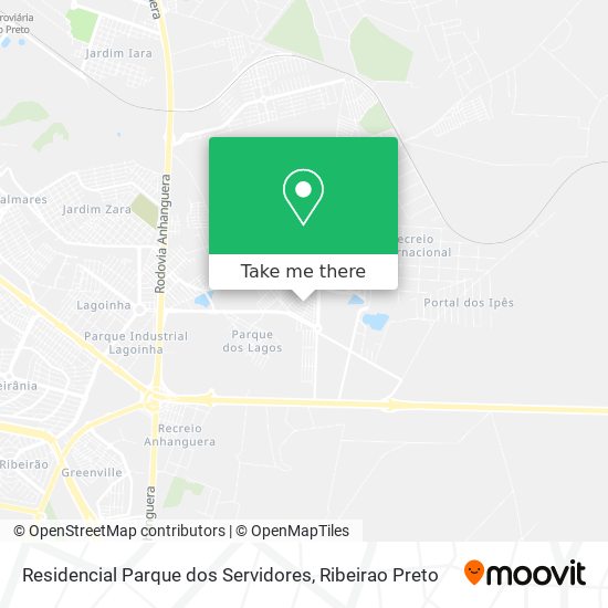 Residencial Parque dos Servidores map