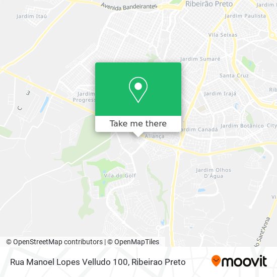 Mapa Rua Manoel Lopes Velludo 100