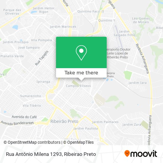 Rua Antônio Milena 1293 map