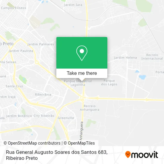 Rua General Augusto Soares dos Santos 683 map