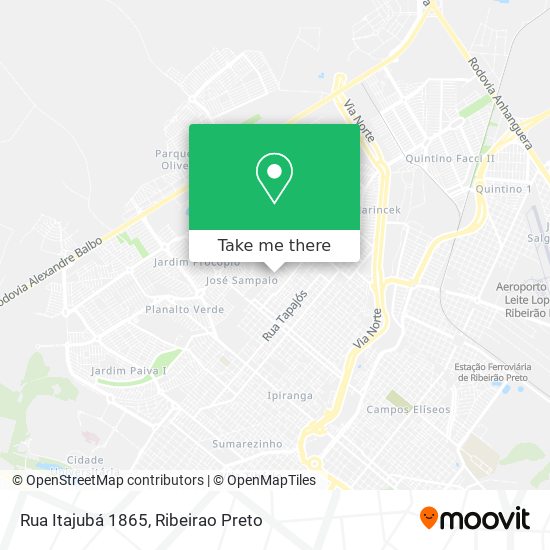 Rua Itajubá 1865 map