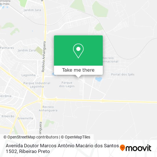 Avenida Doutor Marcos Antônio Macário dos Santos 1502 map