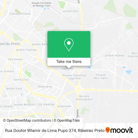 Rua Doutor Wlamir de Lima Pupo 374 map
