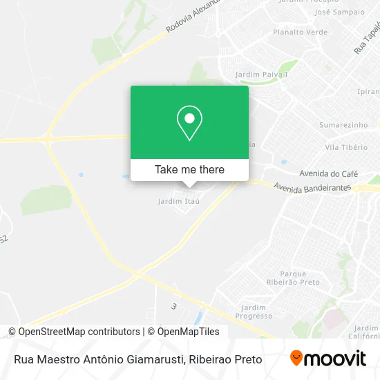 Rua Maestro Antônio Giamarusti map