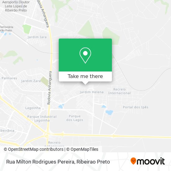 Rua Milton Rodrigues Pereira map