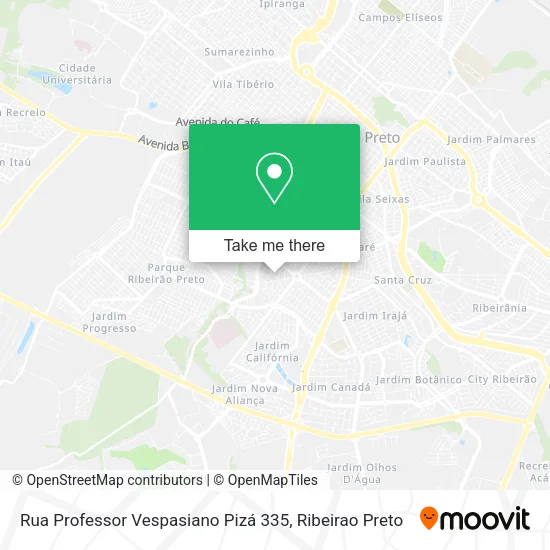 Rua Professor Vespasiano Pizá 335 map