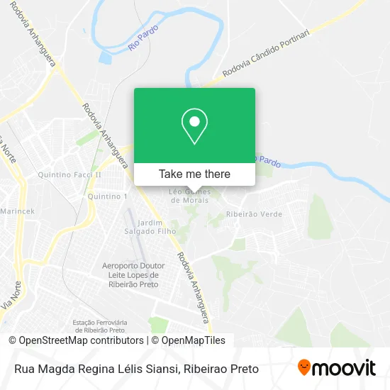 Rua Magda Regina Lélis Siansi map