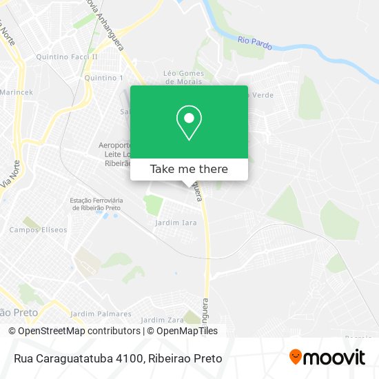 Rua Caraguatatuba 4100 map
