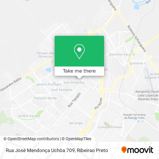 Rua José Mendonça Uchôa 709 map