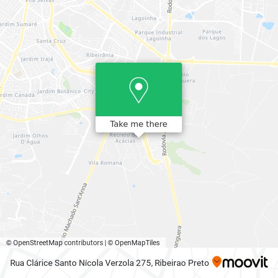 Rua Clárice Santo Nícola Verzola 275 map