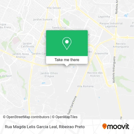 Rua Magda Lelis Garcia Leal map
