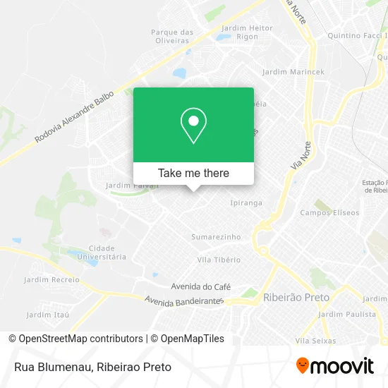 Rua Blumenau map