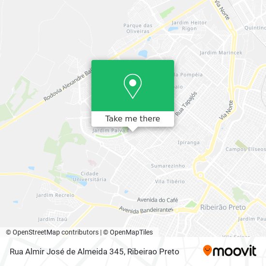 Rua Almir José de Almeida 345 map