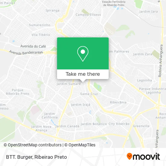 BTT. Burger map