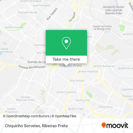 Chiquinho Sorvetes map