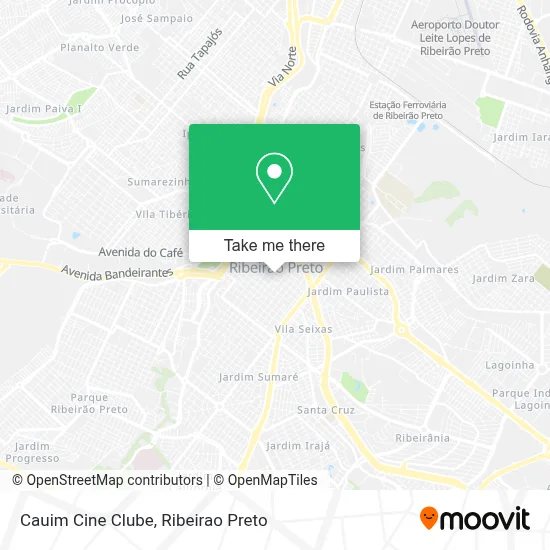 Cauim Cine Clube map