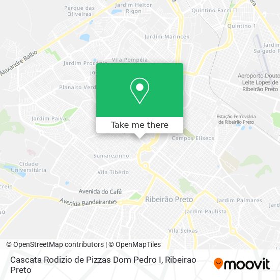 Cascata Rodizio de Pizzas Dom Pedro I map