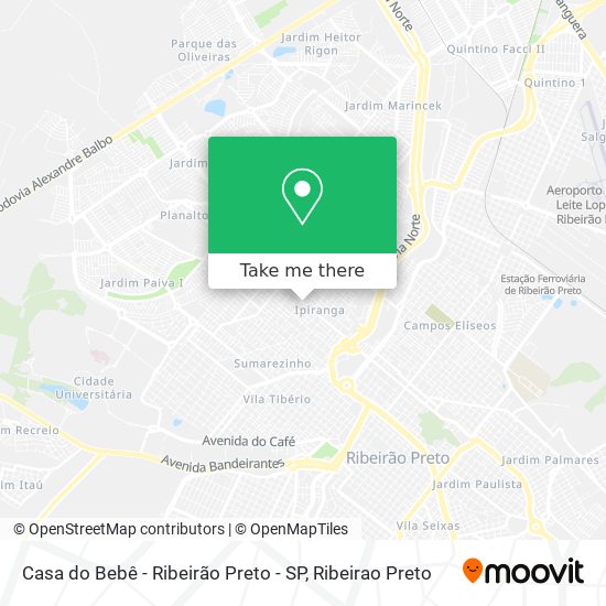 Casa do Bebê - Ribeirão Preto - SP map