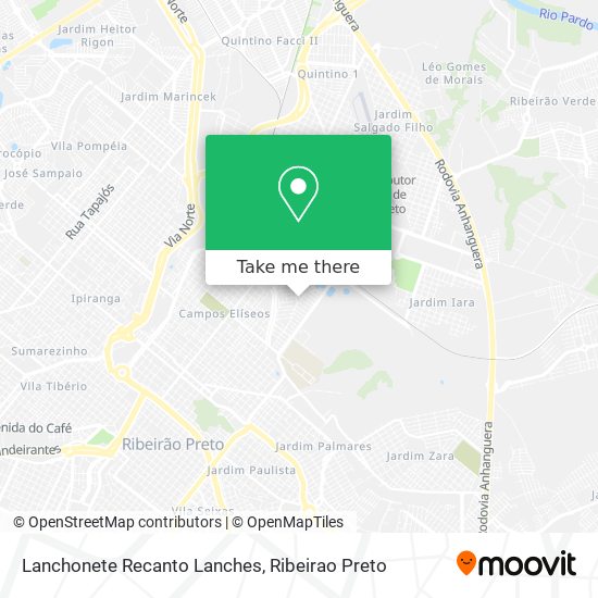 Lanchonete Recanto Lanches map