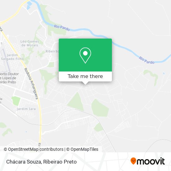 Chácara Souza map