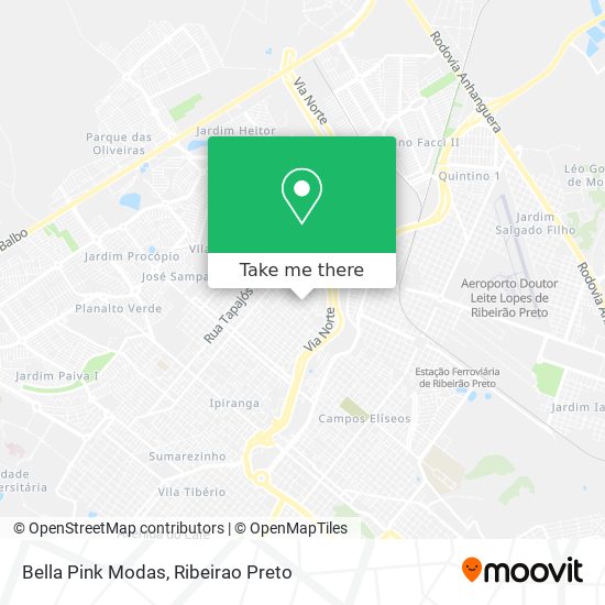 Bella Pink Modas map