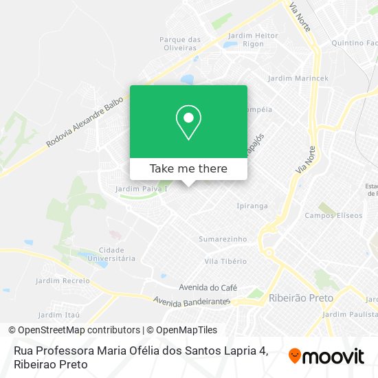 Rua Professora Maria Ofélia dos Santos Lapria 4 map