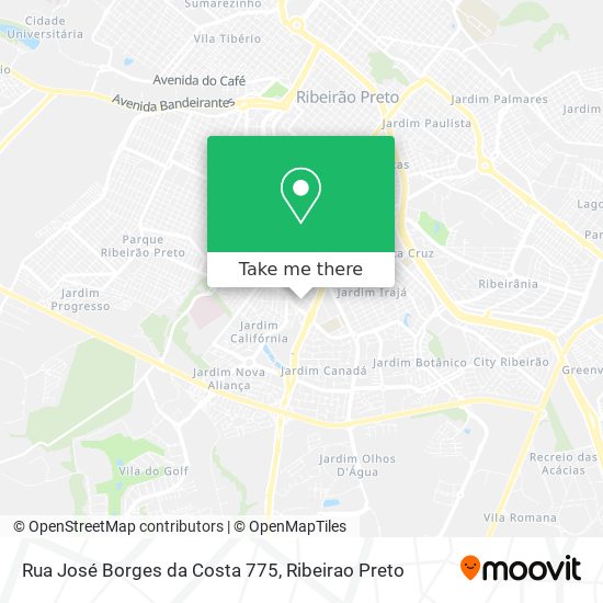 Rua José Borges da Costa 775 map