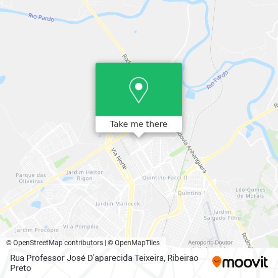 Rua Professor José D'aparecida Teixeira map