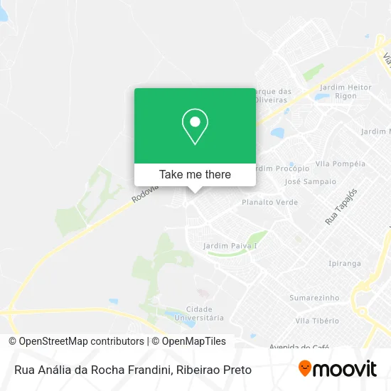 Rua Anália da Rocha Frandini map