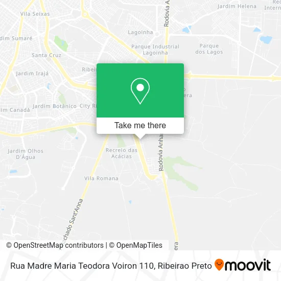 Rua Madre Maria Teodora Voiron 110 map