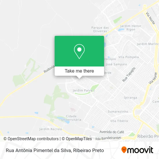 Rua Antônia Pimentel da Silva map