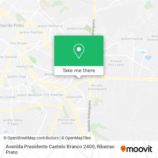 Mapa Avenida Presidente Castelo Branco 2400