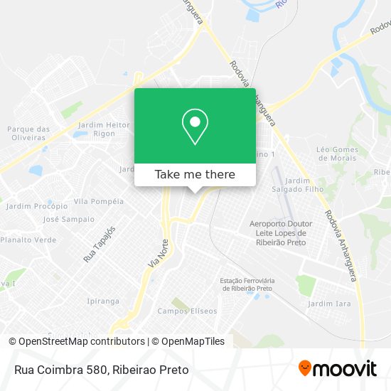 Mapa Rua Coimbra 580