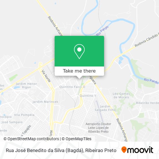 Rua José Benedito da Silva (Bagdá) map