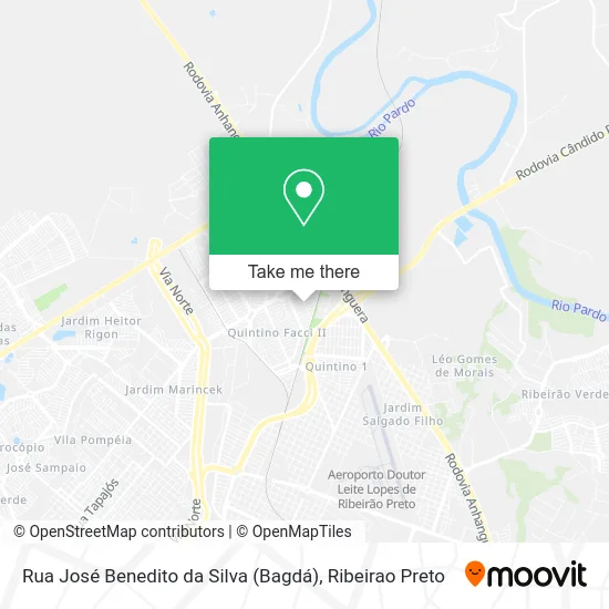 Rua José Benedito da Silva (Bagdá) map