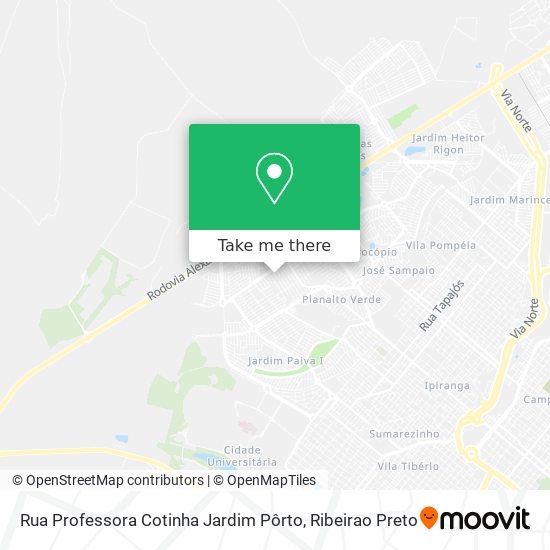 Rua Professora Cotinha Jardim Pôrto map