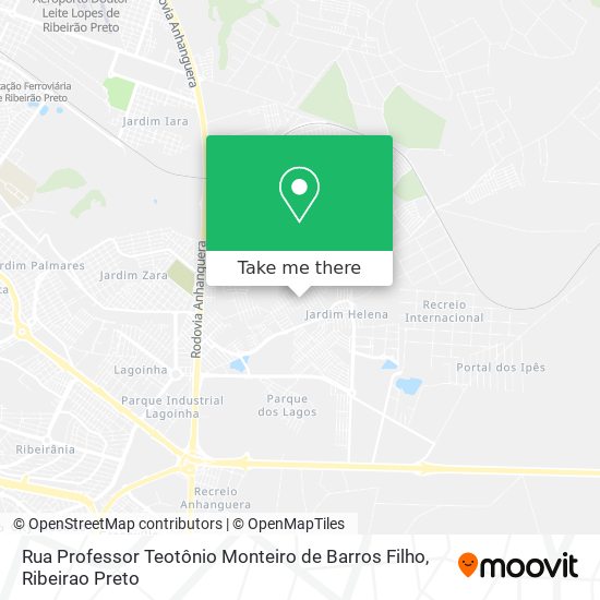 Rua Professor Teotônio Monteiro de Barros Filho map