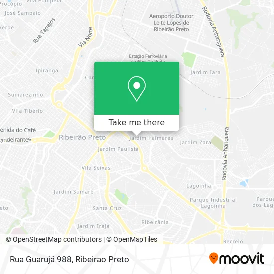 Rua Guarujá 988 map