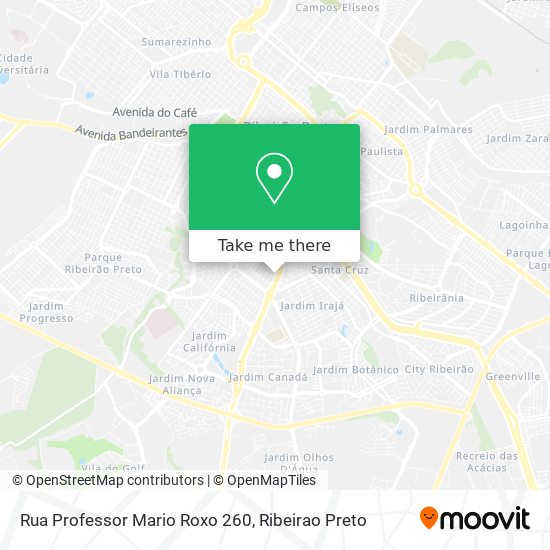 Mapa Rua Professor Mario Roxo 260
